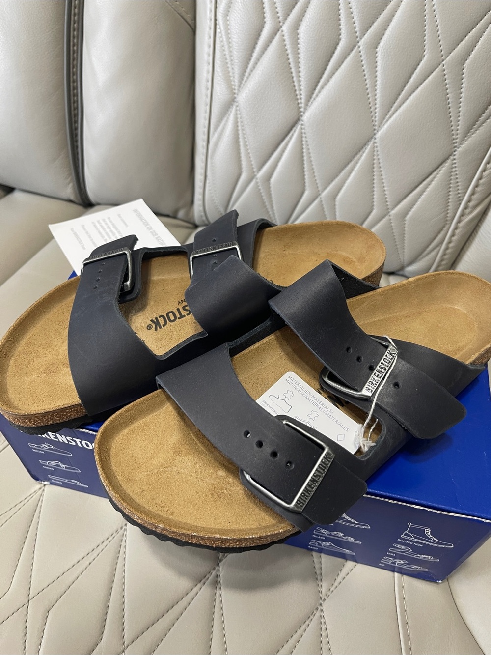 Birkenstock Arizona BS black Leather Men's Sandal - Black - Picture 8 of 15